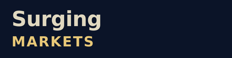 Surging Markets wordmark